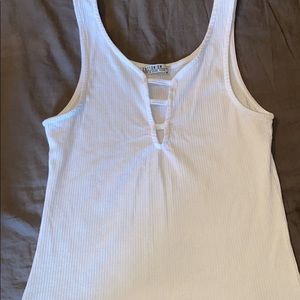 White tank top